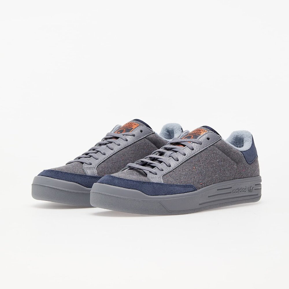 Adidas Originals Rod Laver ‘Consortium Grey Collegiate Navy’ Sneaker- Size 10.5